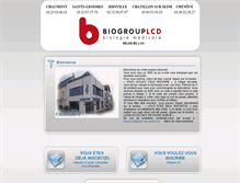 Tablet Screenshot of biosante.mesresultats.fr