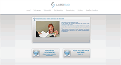 Desktop Screenshot of labosud.mesresultats.fr